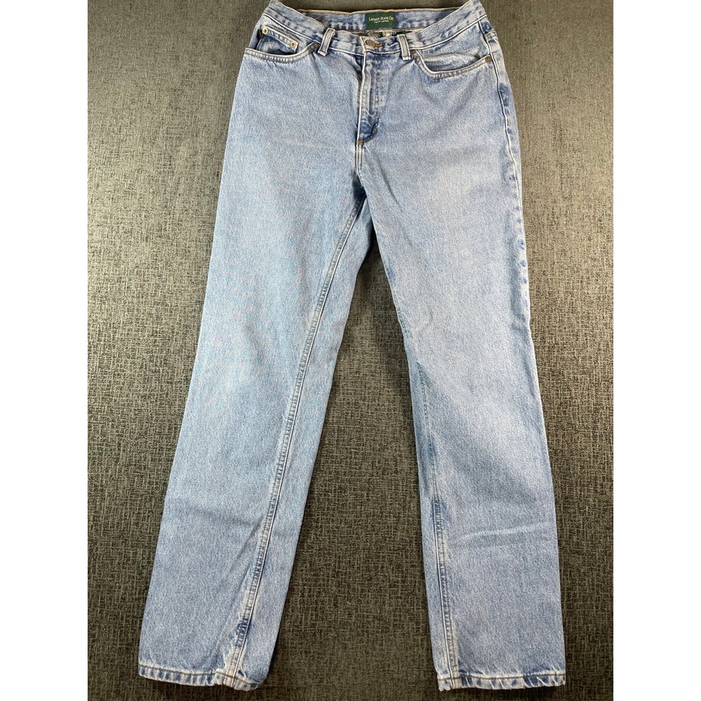 Lauren Ralph Lauren Light Wash High Rise Straight Leg Jeans Womens 8 Light Blue